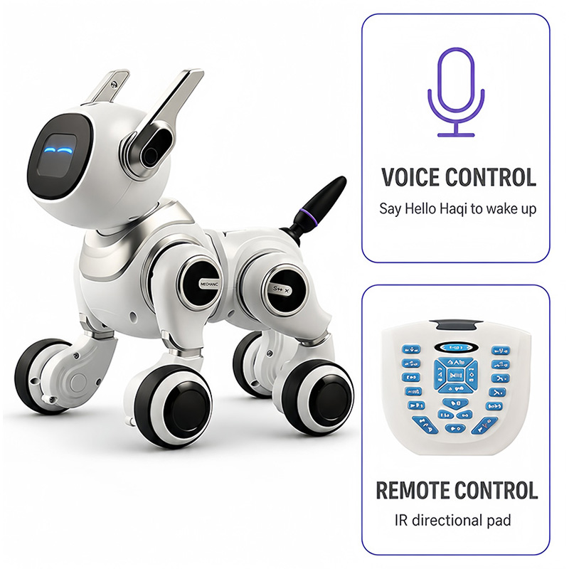Dog Toys - Interaktywny robot-pies G110 dla dzieci, edukacyjny,