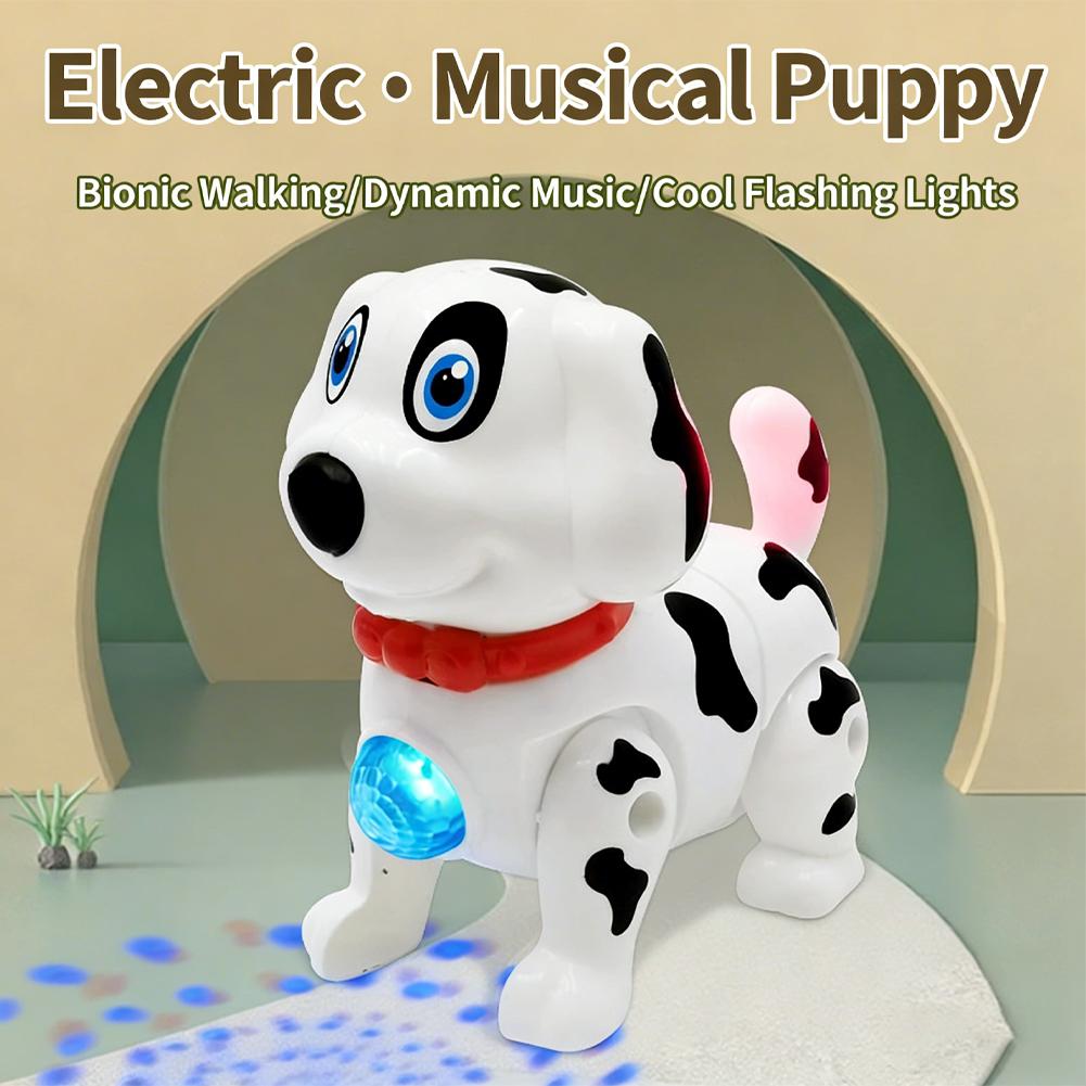 Suction Cup Dog Tug Toy - Elektryczny chodzący robot-piesek na sznurek, szczeniak