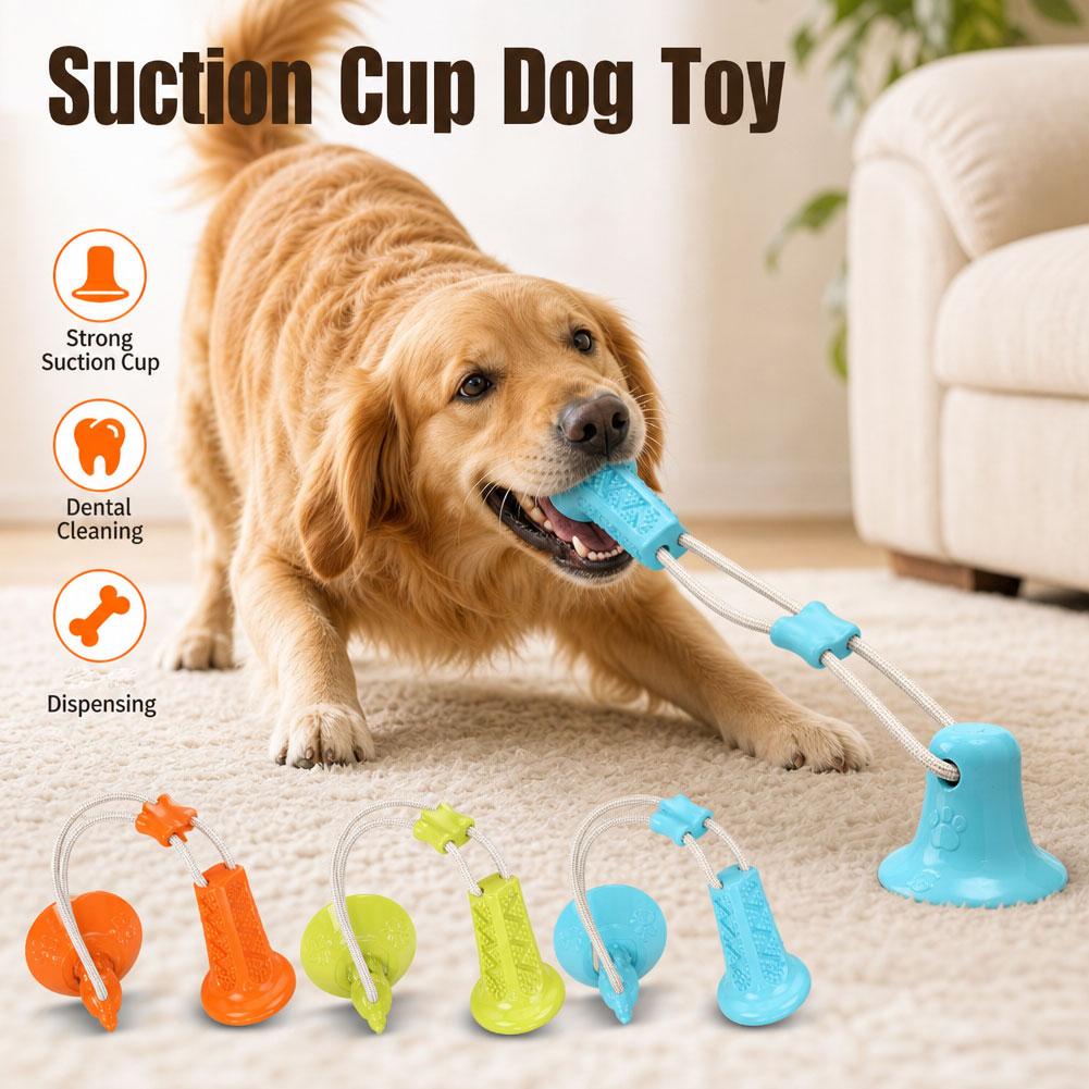 Zabawka dla psa z przyssawką,  – Suction Cup Dog Tug Toy recenzja i cena