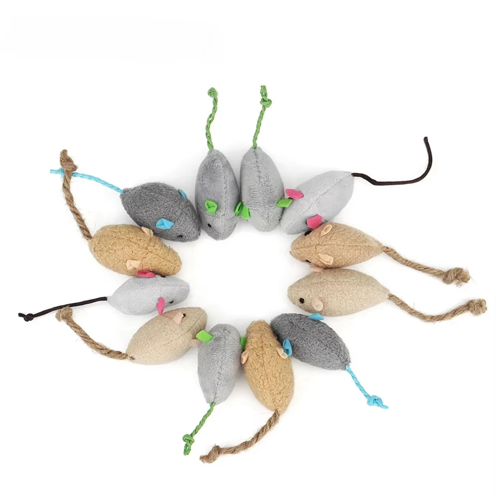 5 sztuk zabawek dla kotów w ks – Catnip Interactive Plush Mouse recenzja i cena