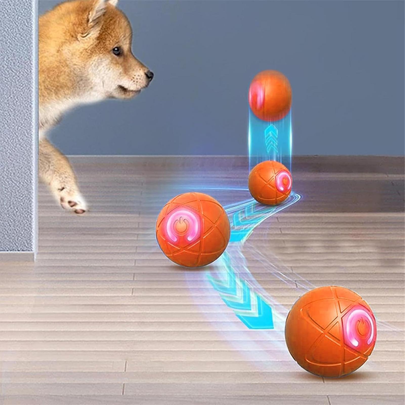 Inteligentne interaktywne zaba – Automatic Moving Dog Ball recenzja i cena