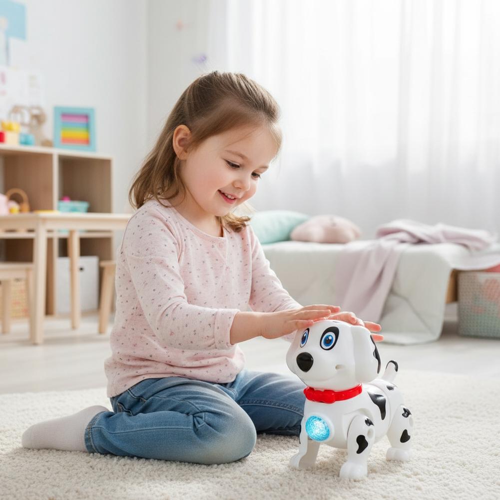 Elektryczny chodzący robot-pie – Suction Cup Dog Tug Toy recenzja i cena