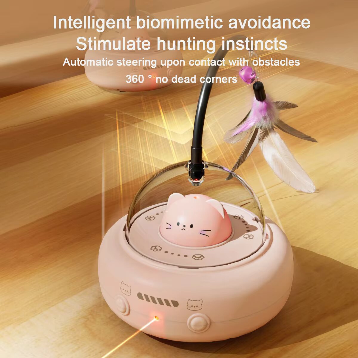 Automatyczny robot do zabawy z – Laser Pointer Cat Toy Automatic recenzja i cena