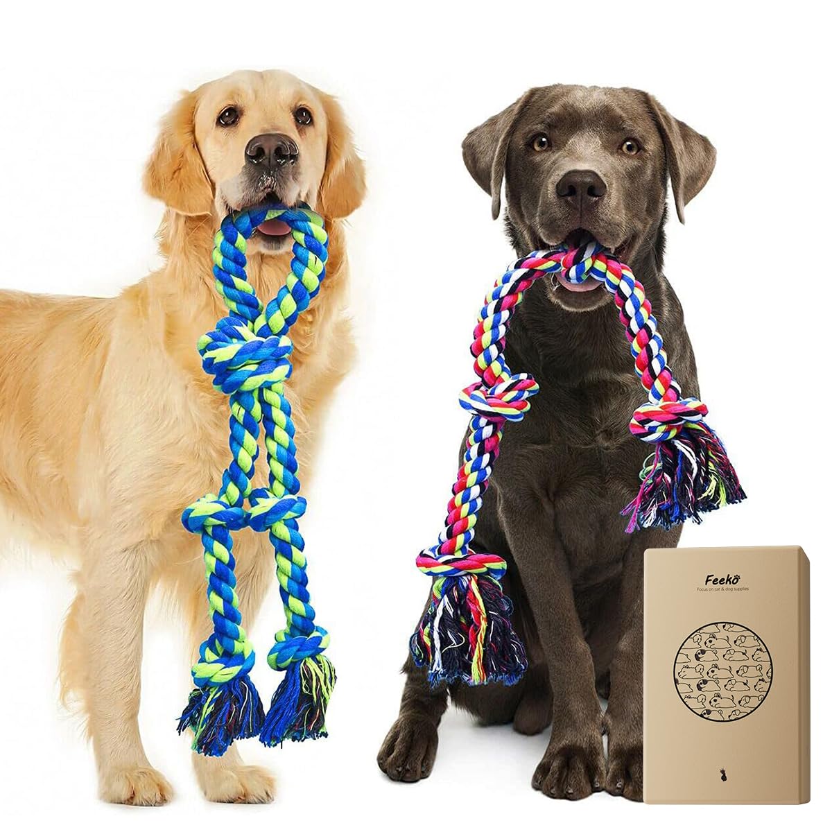 Wytrzymałe zabawki dla psów w  – Dog Rope Toy Aggressive Chewers recenzja i cena