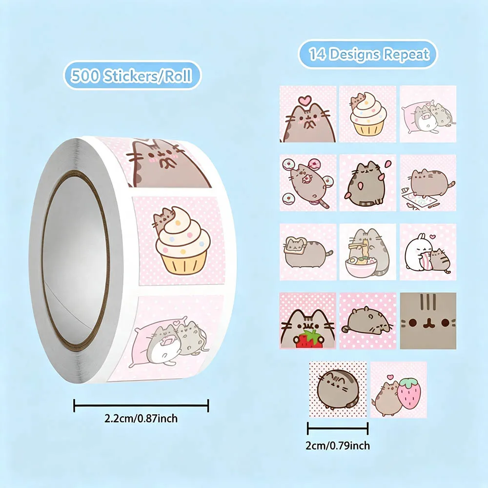 Hou 500 szt. Naklejki w rolce  – Cat Toys recenzja i cena