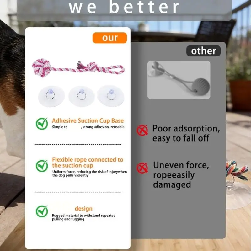Zabawna, bezpieczna zabawka do – Suction Cup Dog Tug Toy recenzja i cena