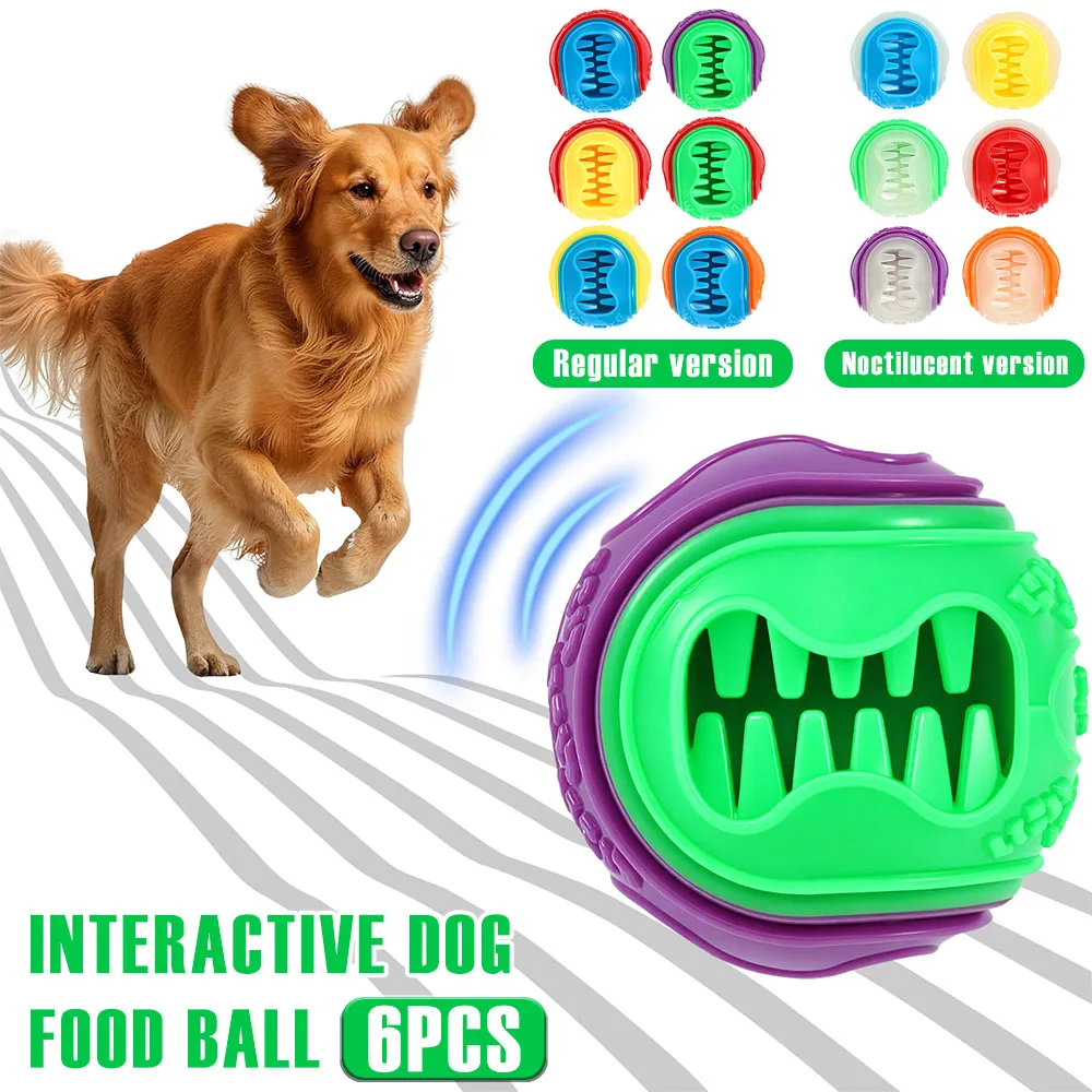 6 szt. Interaktywnych piłek dl – Rubber Treat Dispensing Dog Toy recenzja i cena