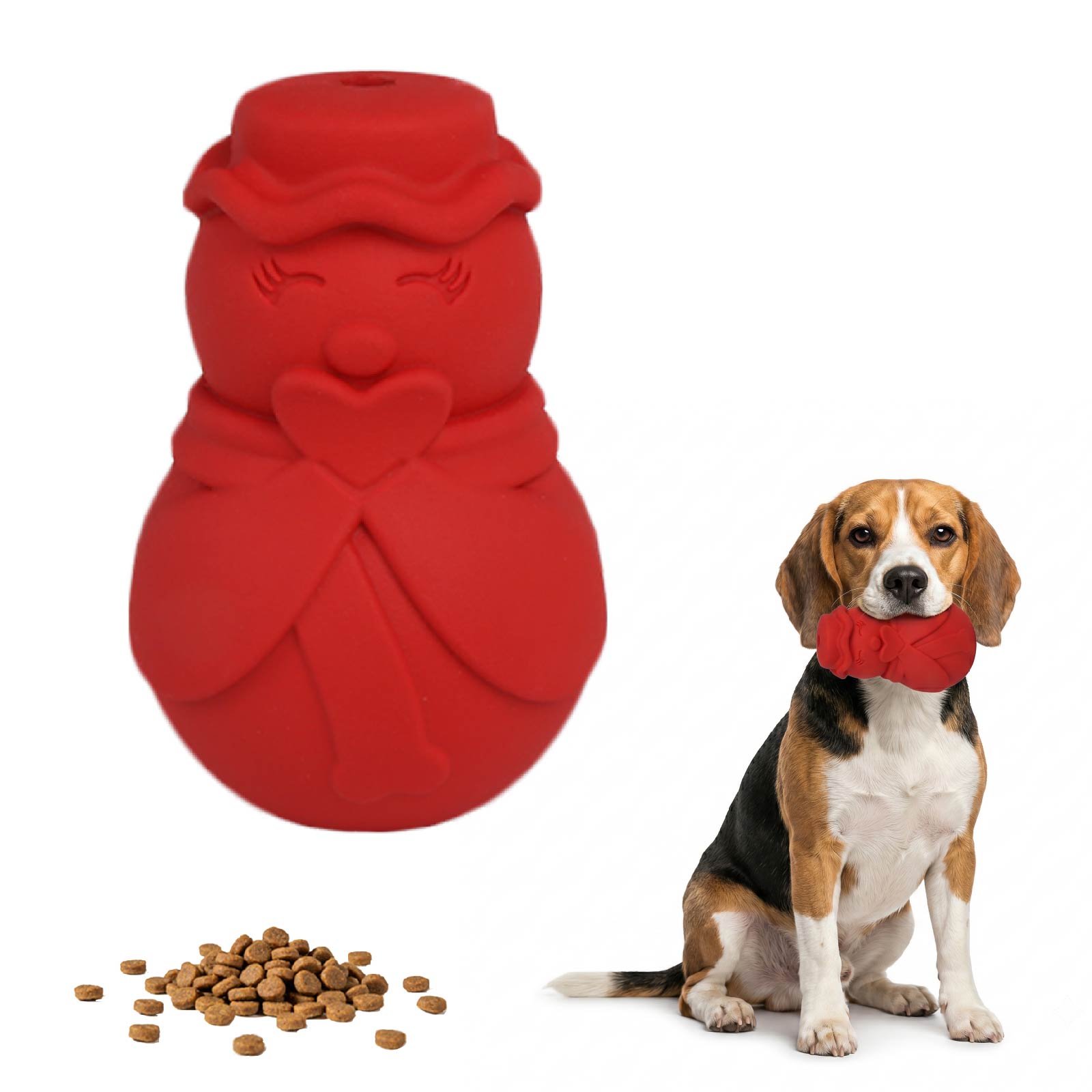 Zabawka dla psa w kształcie ba – Rubber Treat Dispensing Dog Toy recenzja i cena