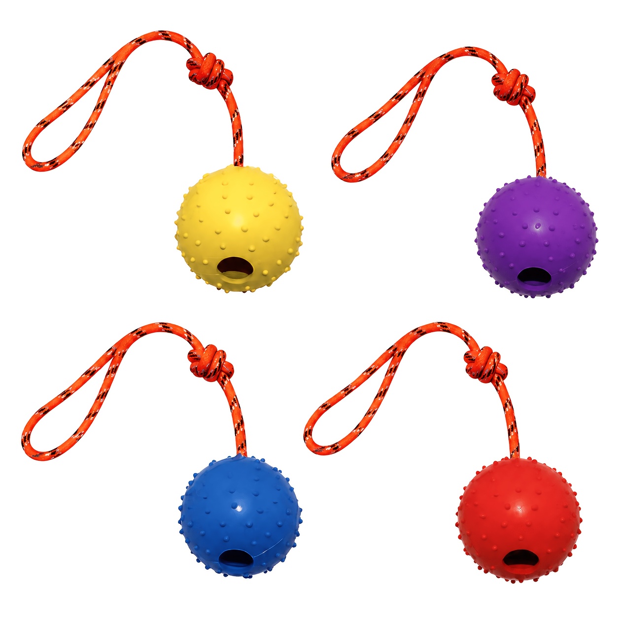 2-pak wytrzymałych gumowych pi – Dog Rope Toy Aggressive Chewers recenzja i cena