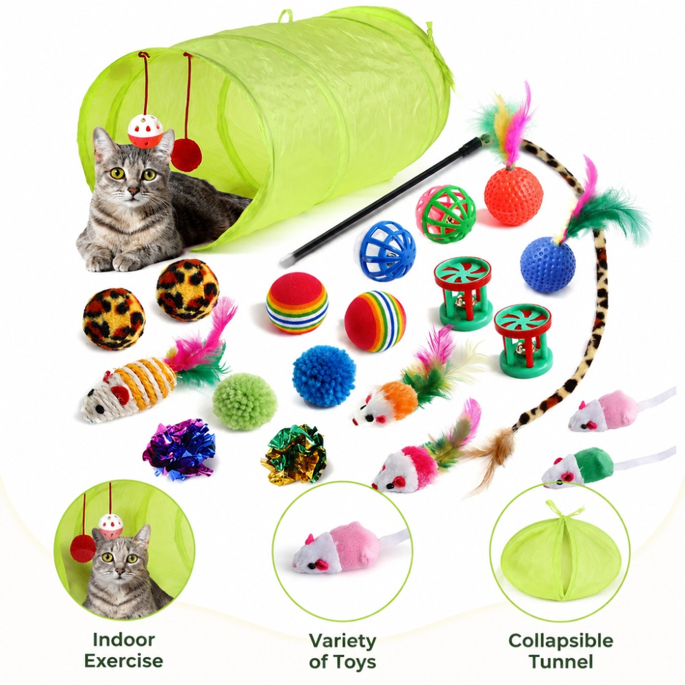 Zestaw zabawek dla kociąt: pió – Catnip Interactive Plush Mouse recenzja i cena