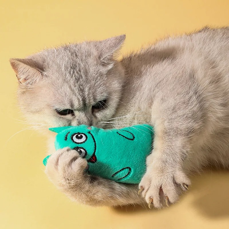 Urocze zabawki dla kotów, zaba – Catnip Interactive Plush Mouse recenzja i cena